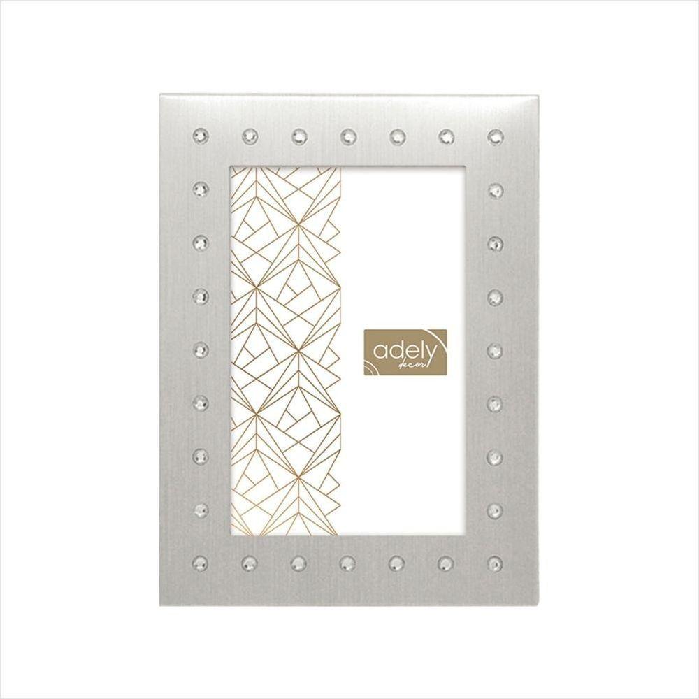 Porta-Retrato 10X15 Branco Escovado - Lumini - Adely Decor - 1