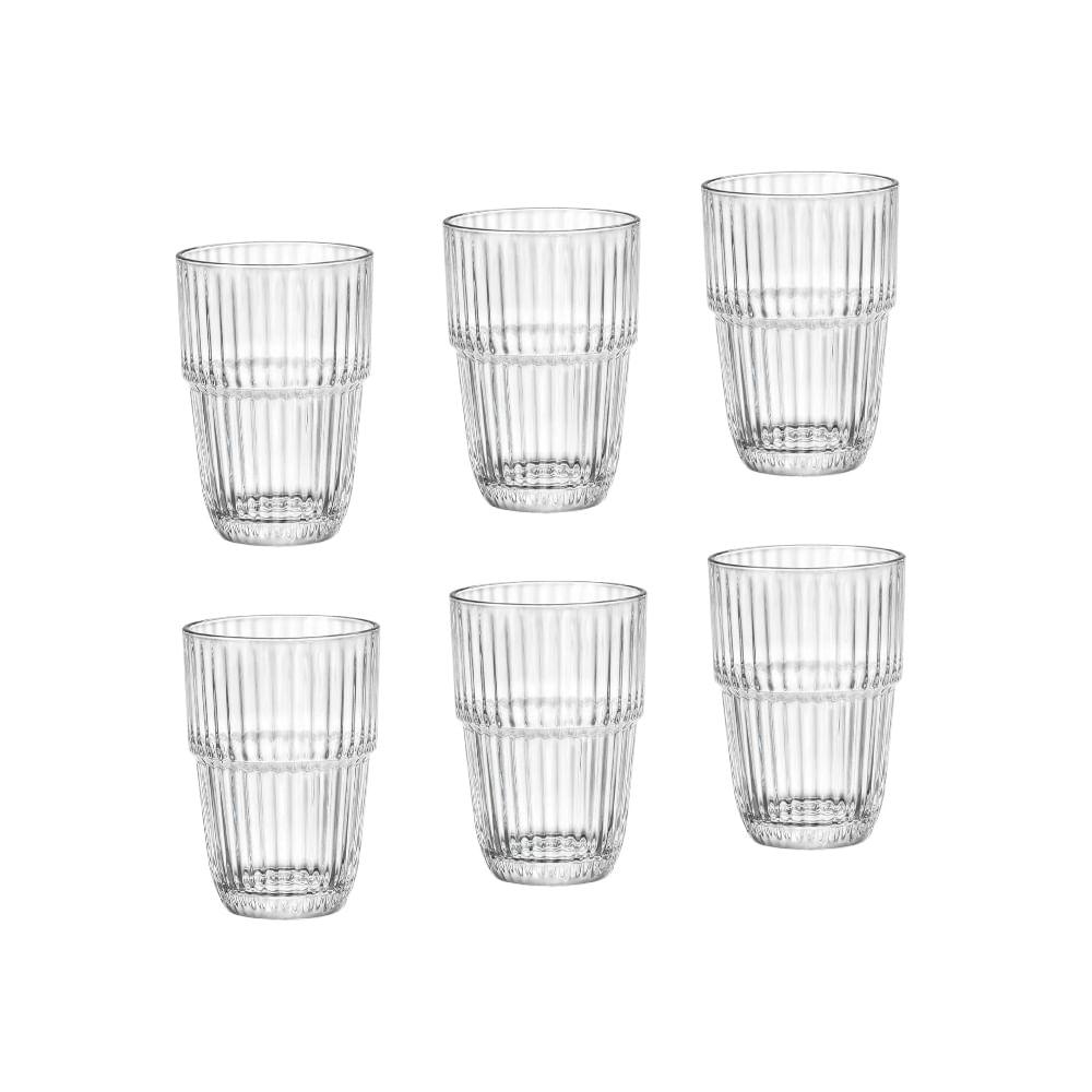 Jogo 6 Copos Altos Barshine 380 ml Bormioli Rocco - 2