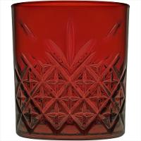 Jogo 4 Copos Whisky Vermelho Timeless 345 ml - 1