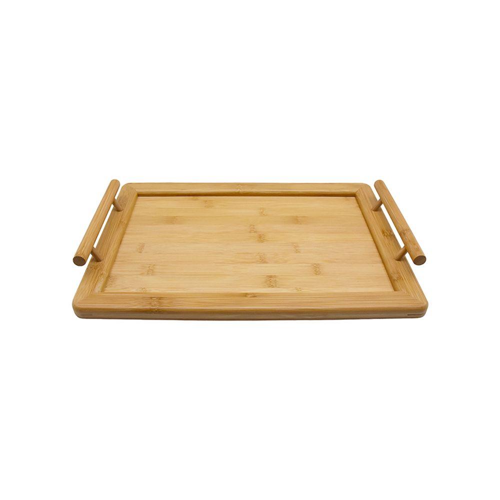 Bandeja Bambu com Alça 45X30 cm Hauskraft - 1