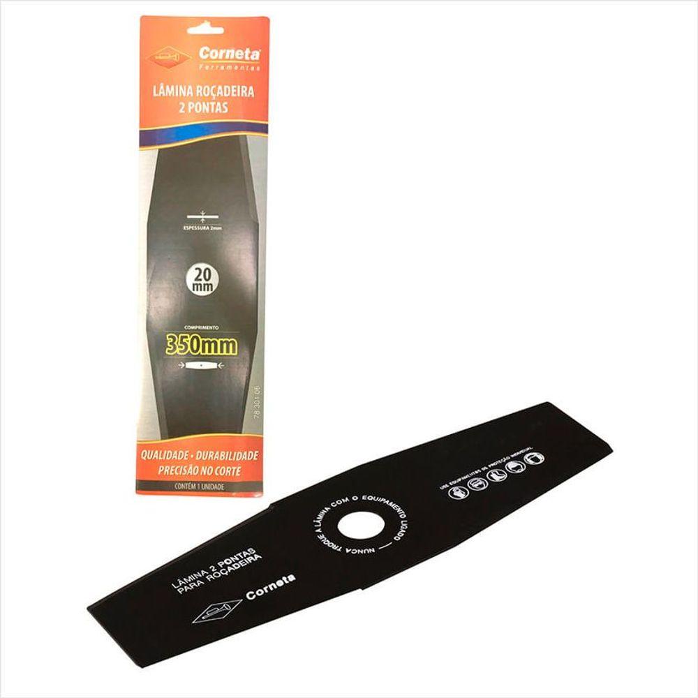 Lamina Rocadeira 2 Ponta350X20 Corneta - 1