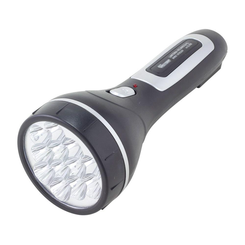 Lanterna Recarregável Longa 12Leds Western - 1