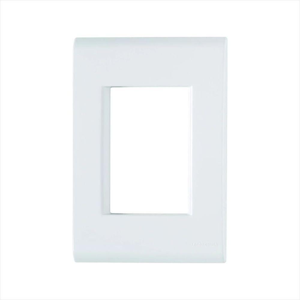 Placa 4X2 3P Juntos Liz Branca - 1