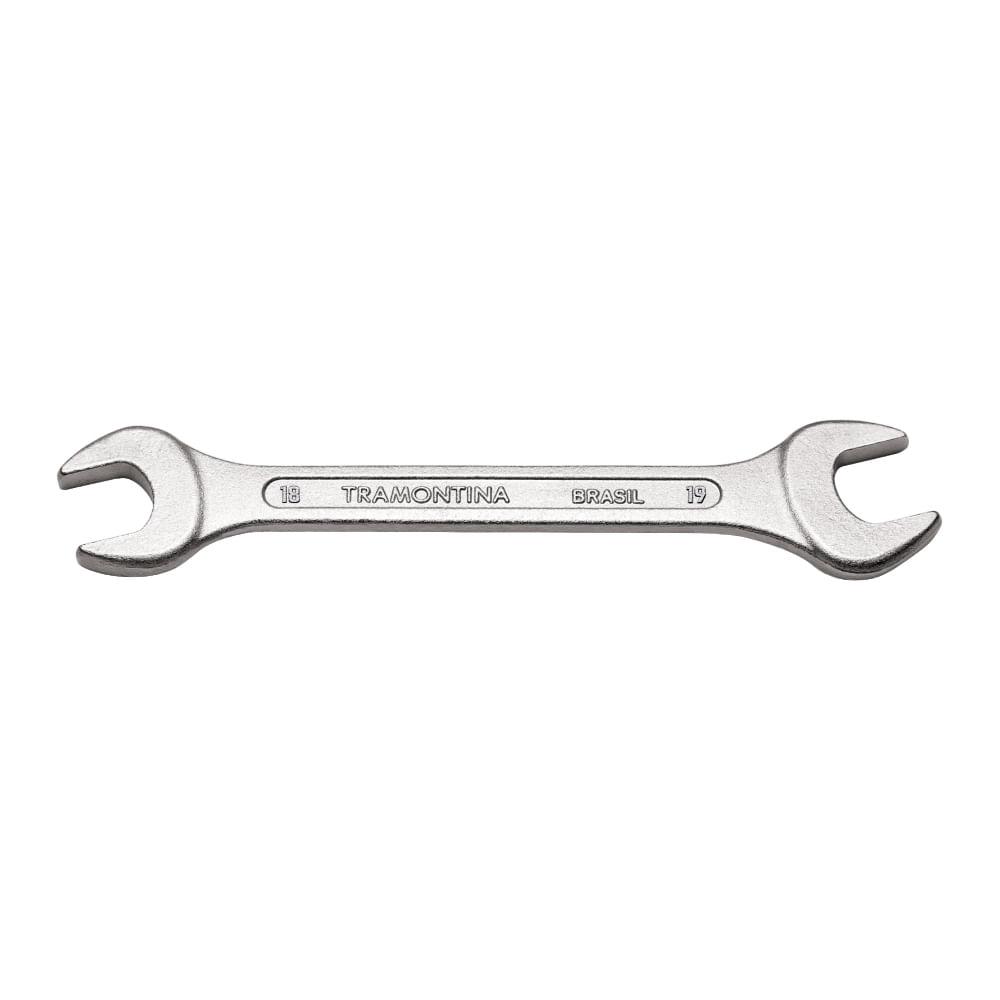 Chave Fixa 18x19 mm Tramontina Basic com Corpo em Aço Especial Cromado - 1