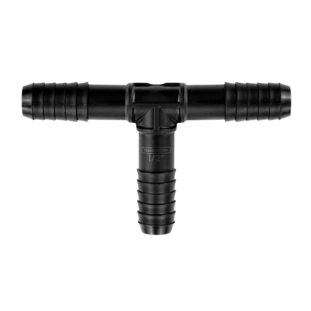 Conexão Tê Interno Triplo 1/2 Tramontina para Mangueiras de PEBD - 2