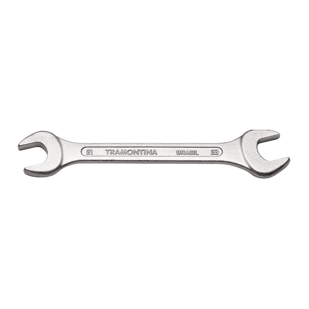 Chave Fixa 21x23 mm Tramontina Basic com Corpo em Aço Especial Cromado - 1