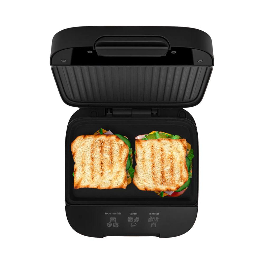 Sanduicheira Elétrica Click Preta 220V Cadence - 4