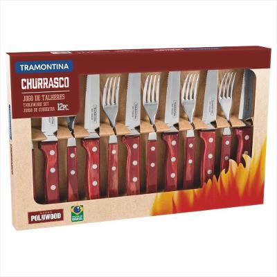 Jogo para Churrasco 12 Unidades Polywood Tramontina