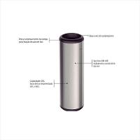 Lixeira Inox Scotch Brite sem Tampa 20 L Portofino Tramontina - 2