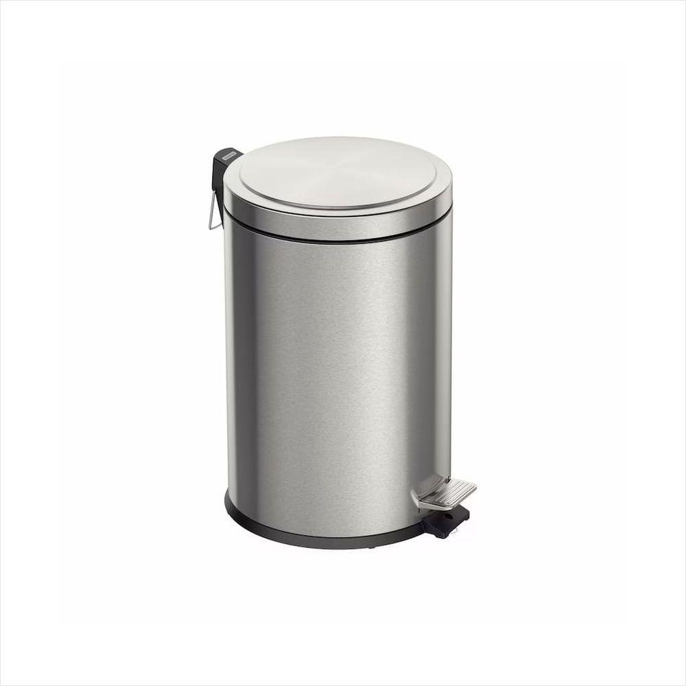 Lixeira Inox com Pedal Brasil Plus 20 L Tramontina - 1