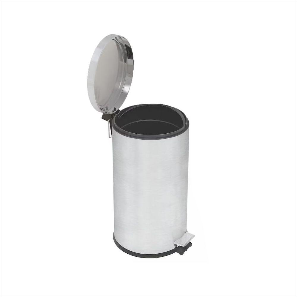 Lixeira Inox com Pedal Brasil Plus 20 L Tramontina - 2