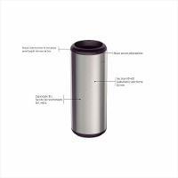 Lixeira Cápsula em Aço Inox sem Tampa 31 L Tramontina - 2