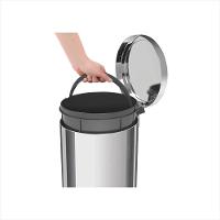 Lixeira Aço Inox com Pedal Brasil 12 L Tramontina