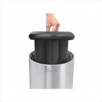 Lixeira em Aço Inox Porta Copos Tramontina - 2