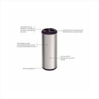 Lixeira em Aço Inox Porta Copos Tramontina - 3