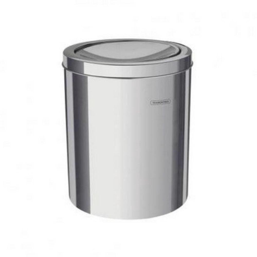 Lixeira inox 5L com tampa Swing Tramontina - 1