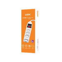 Filtro De Linha Régua Extensão 4 Entradas 1,5M Branco Tm102 OEX - 2