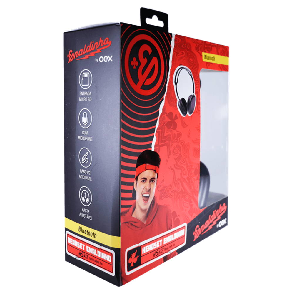 Headset Bluetooth Enaldinho Hs312 OEX - 4