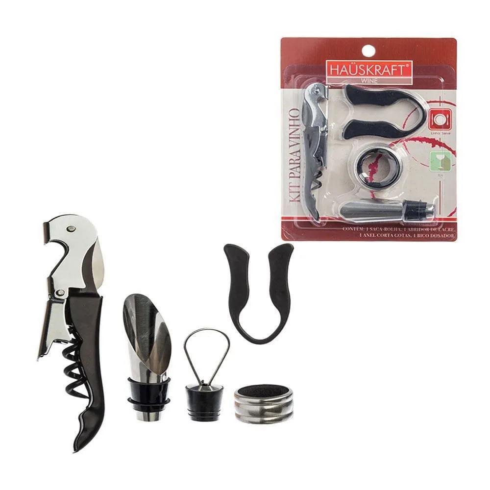 Kit Para Vinho 4 Peças Hauskraft - 2