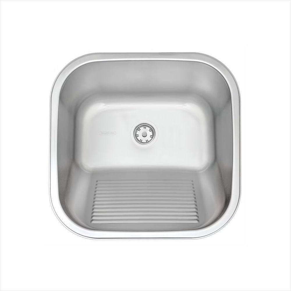 Tanque Encaixe Aço Inox Acetinado 40X40 Tramontina - 1
