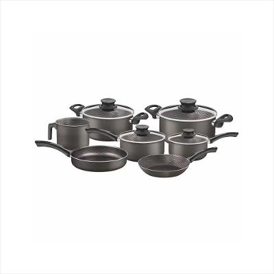 Jogo Panelas Alumínio 7 Peças Paris Grafite Tramontina