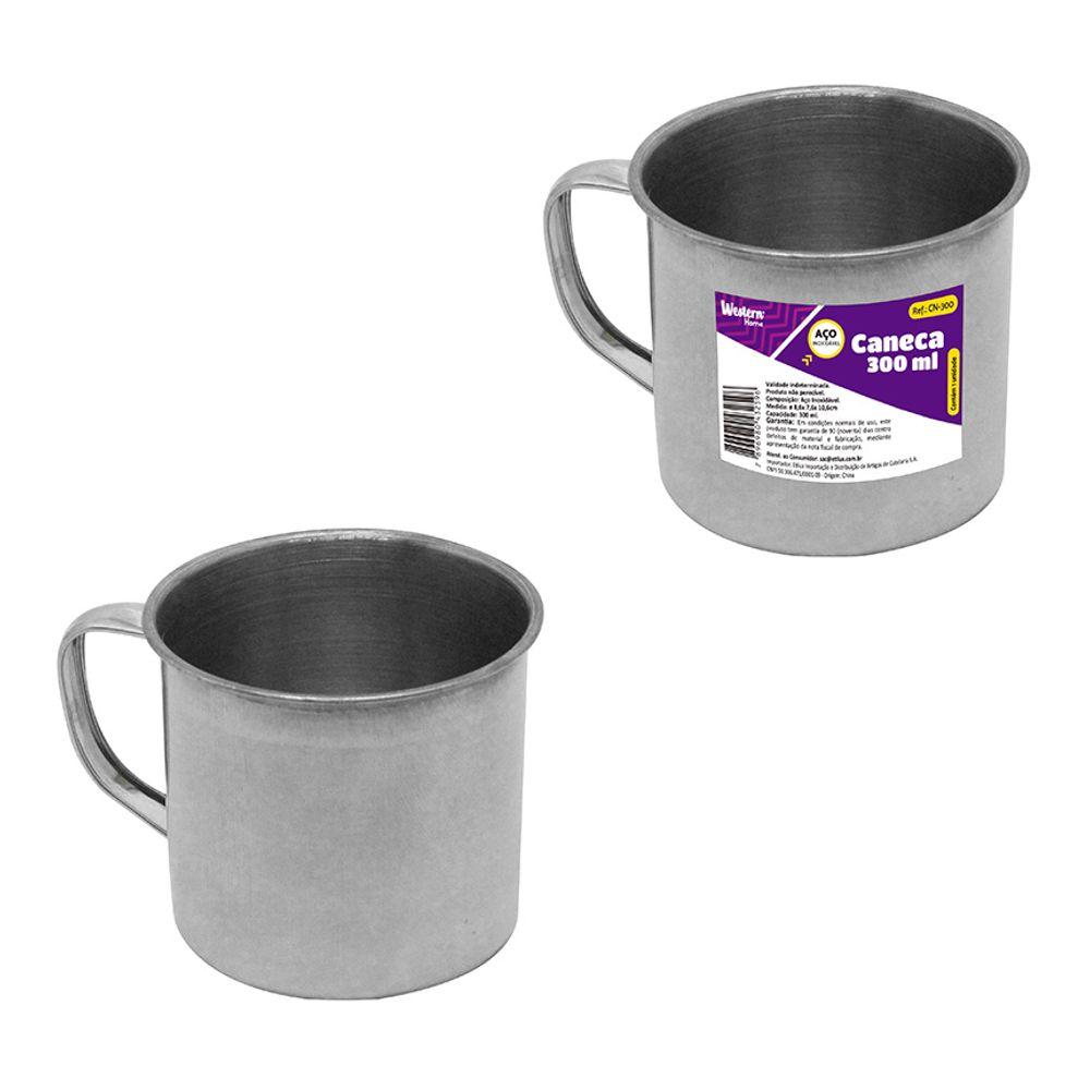 Caneca Inox 300Ml Western Home - 1