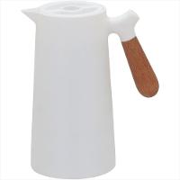 Garrafa Térmica Norden 1L Plástico Branco Ampola Vidro Gs - 1