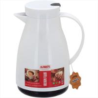 Garrafa Térmica 22x13x13 cm 500ml Plástico Branco Ampola Vidro Blanc - GS - 1