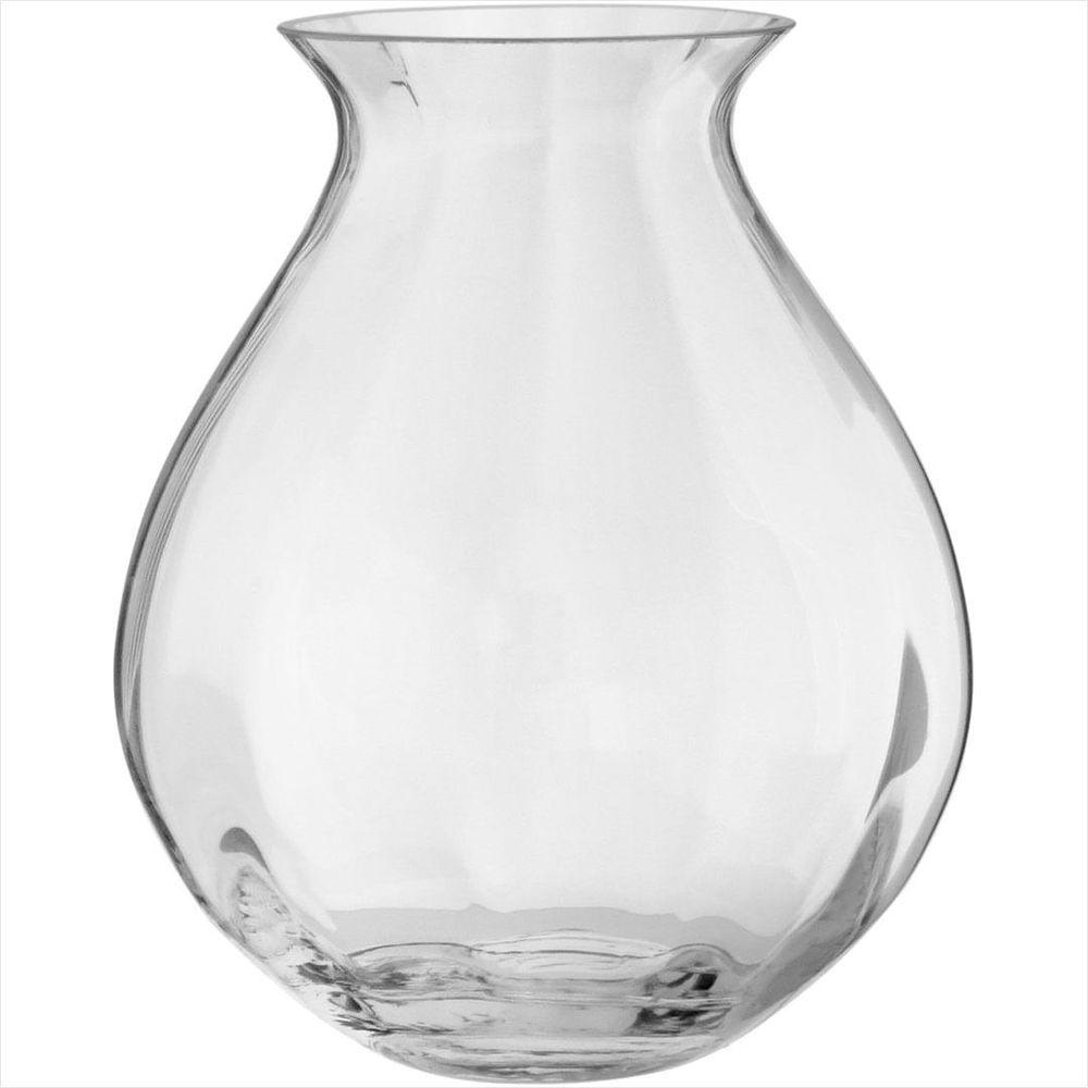 Vaso 18x15x15 cm Vidro Transparente Lacus - GS - 1