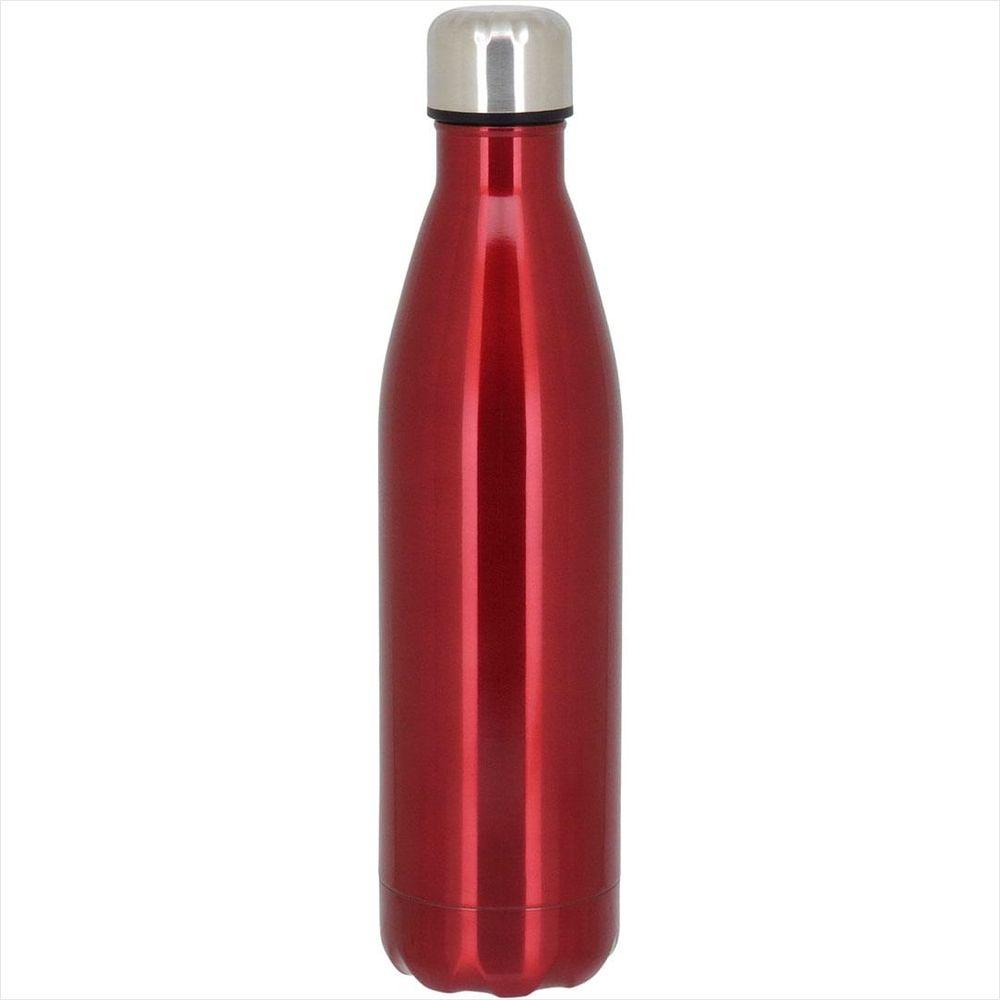 Garrafa Térmica 750ml Inox Vermelho Parede Dupla Mijia - GS - 1