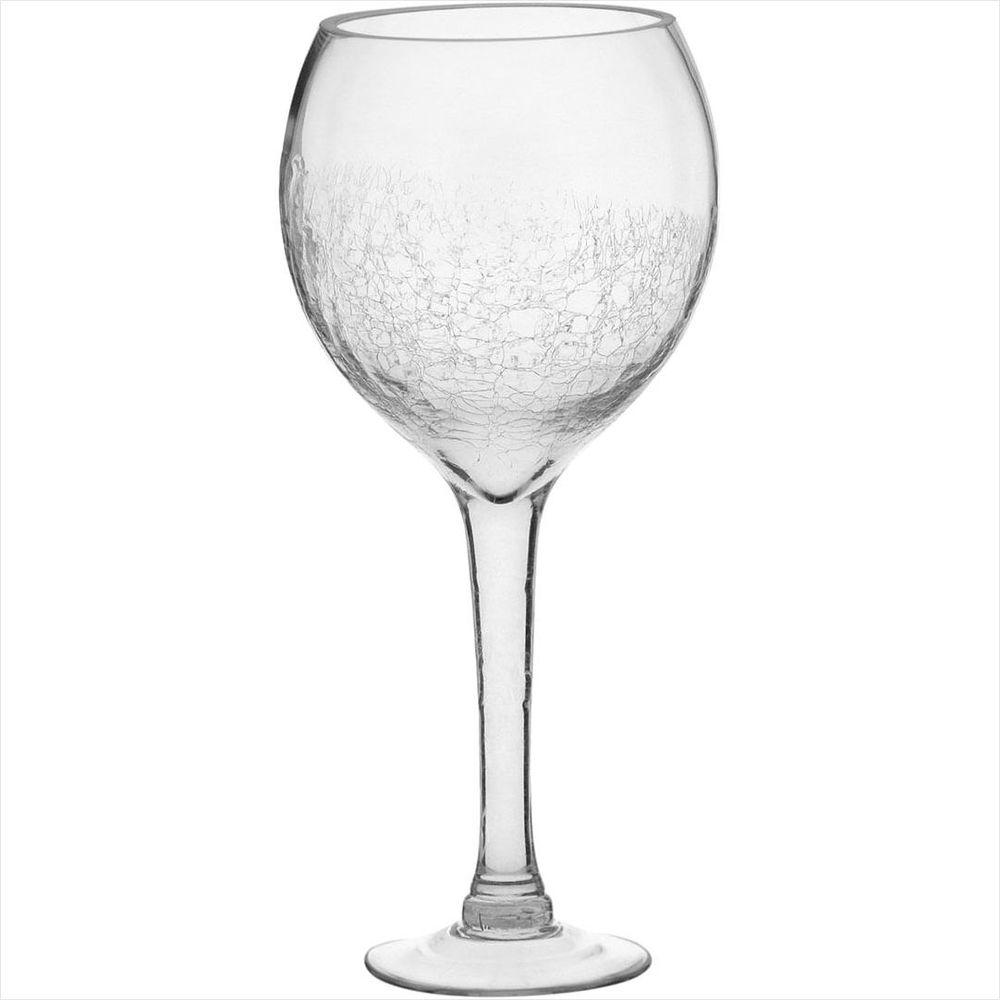 Vaso 40x18x18 cm Vidro Transparente Anverre - GS - 1
