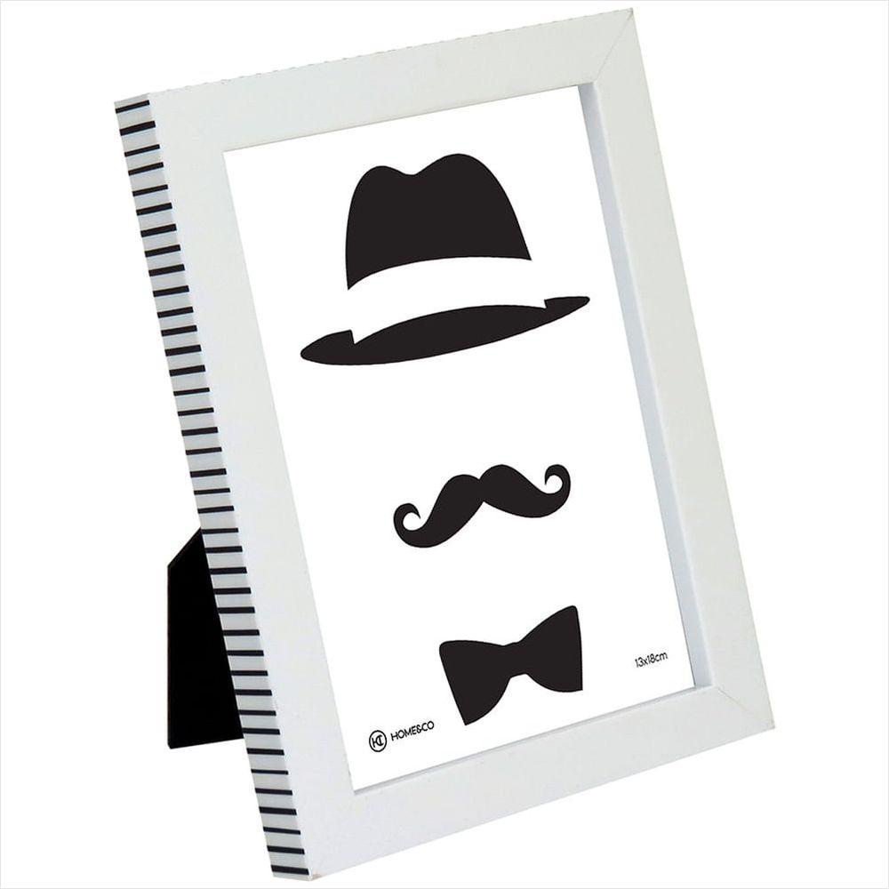 Porta-Retratos Plástico Branco 13x18 Home&Co Maddie 20x16x2cm - 1