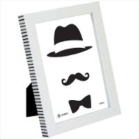 Porta-Retratos Plástico Branco 13x18 Home&Co Maddie 20x16x2cm - 1