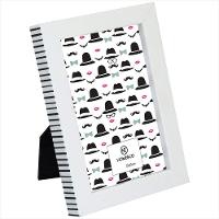 Porta-Retratos Plástico Branco 10x15 Home&Co Maddie 18x13x3cm - 1