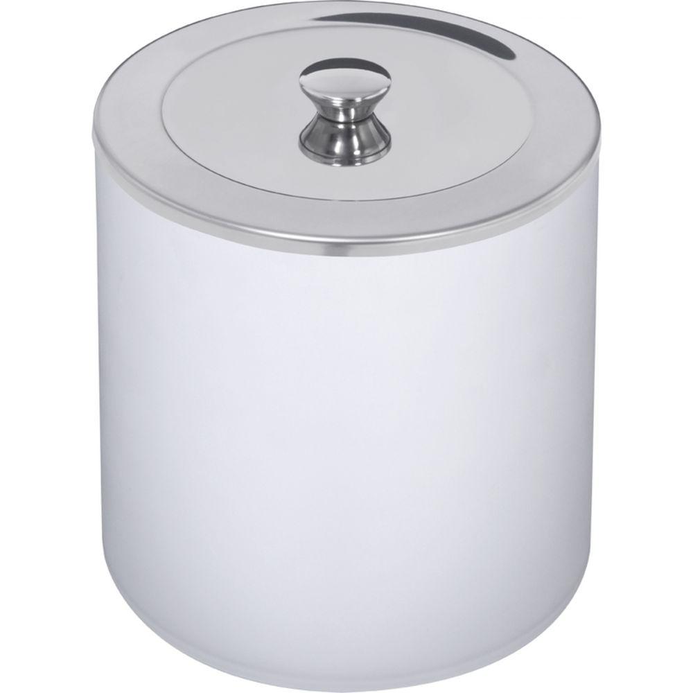 Lixeira branca com tampa 5L Tramontina - 1