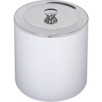 Lixeira branca com tampa 5L Tramontina - 1