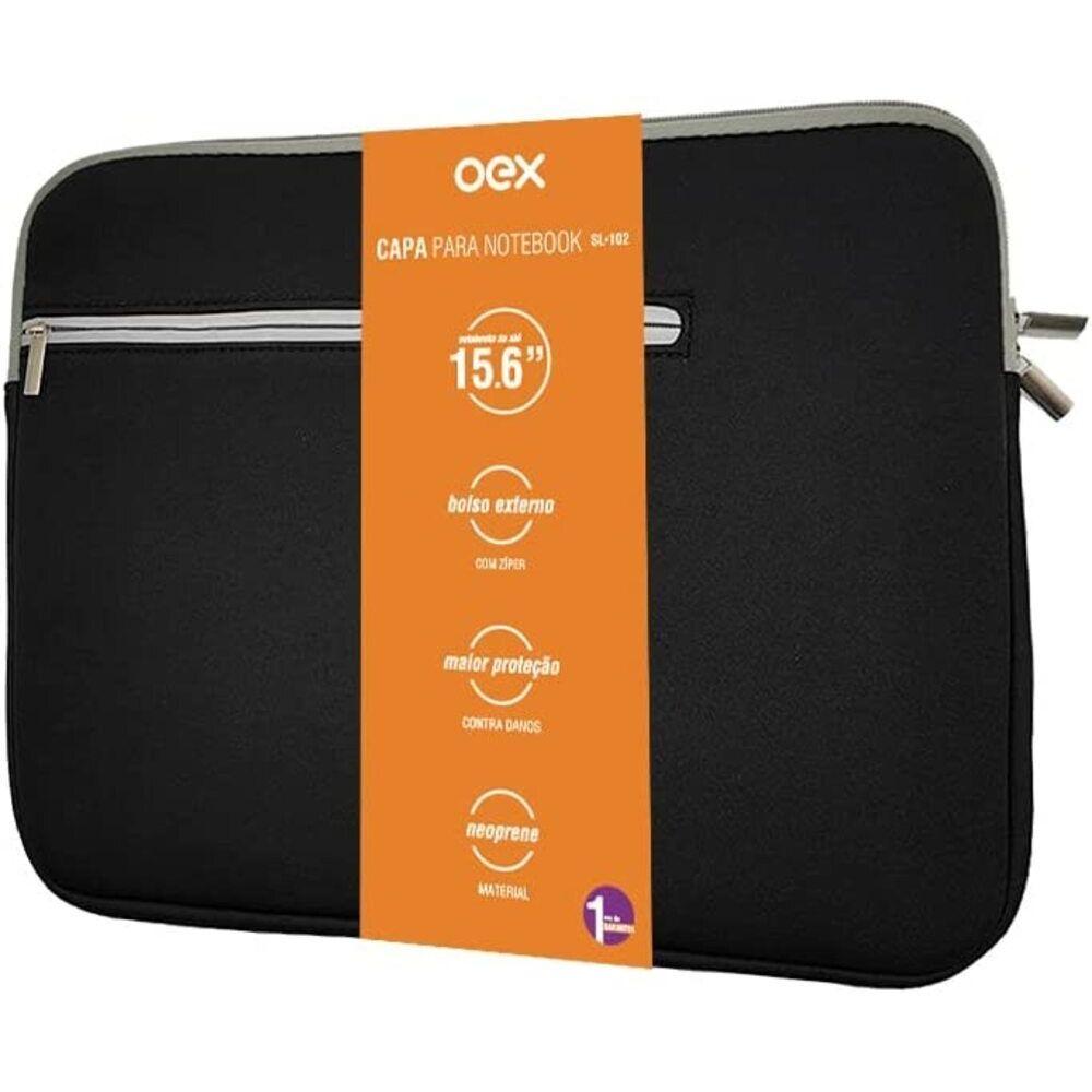 Capa Para Notebook Com Bolso Externo - OEX Sl102 - 2