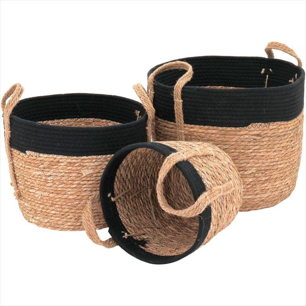 Cesta Fibra Natural 3 Peças Kigali - NH - 4