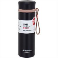 Garrafa Térmica 500ml Inox Preto Parede Dupla Business - GS - 1