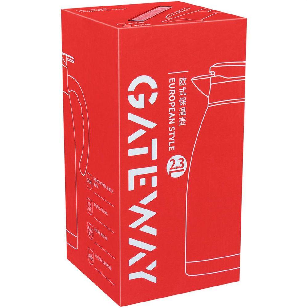 Garrafa Térmica 2 Litros Inox Vermelho Parede Dupla Thermo - GS - 2