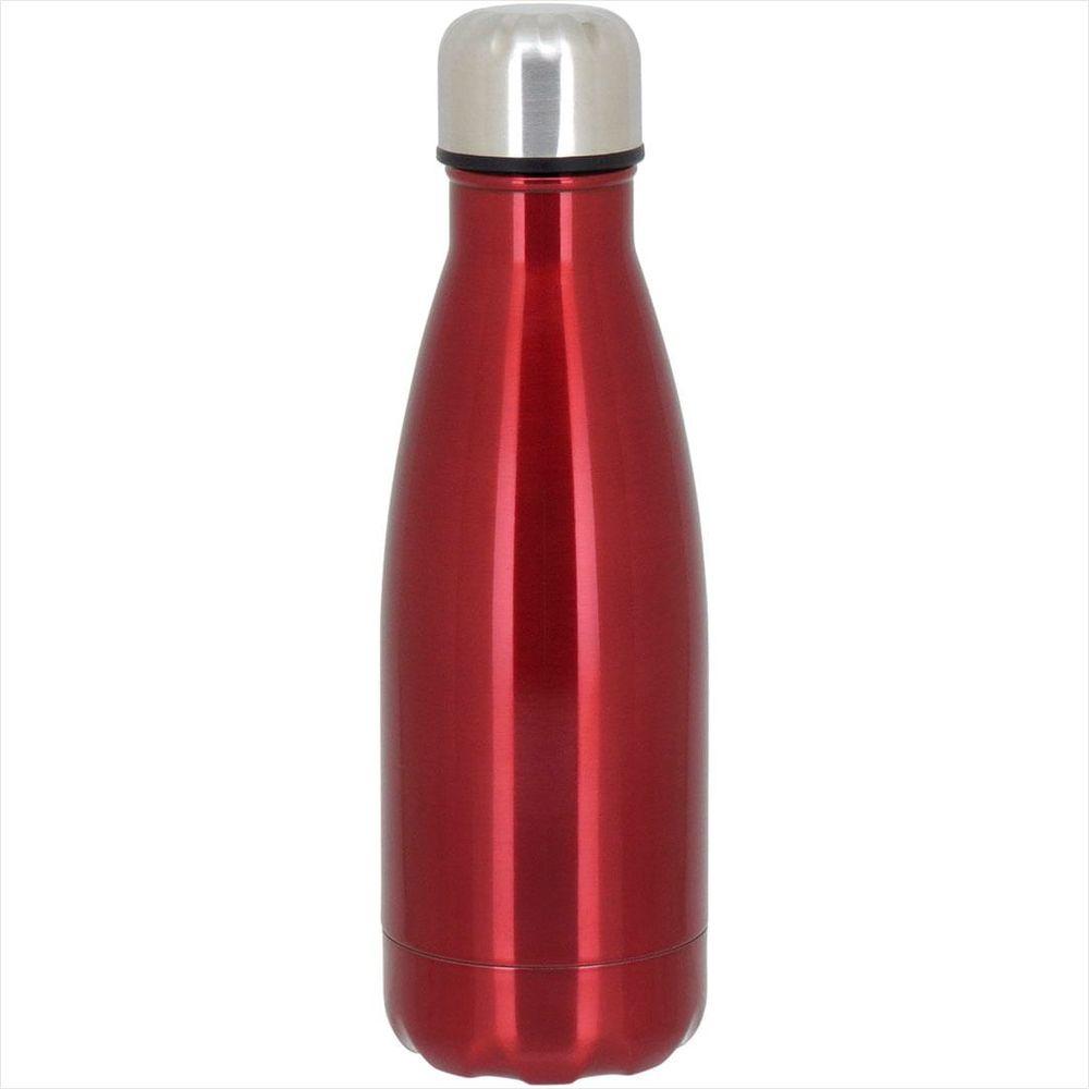 Garrafa Térmica 23x7x7 cm 350ml Inox Vermelho Parede Dupla Mijia - GS - 1