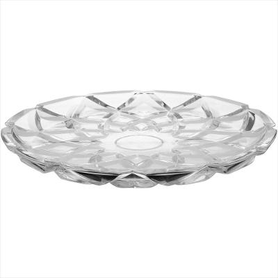 Centro Mesa 3x31x31 cm Cristal Eco Transparente Andres - GS