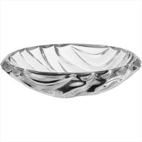 Centro Mesa 9x33x33 cm Cristal Eco Transparente Alisios - GS - 1