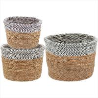 Cesta Fibra Natural 3 Peças Kigali - 4