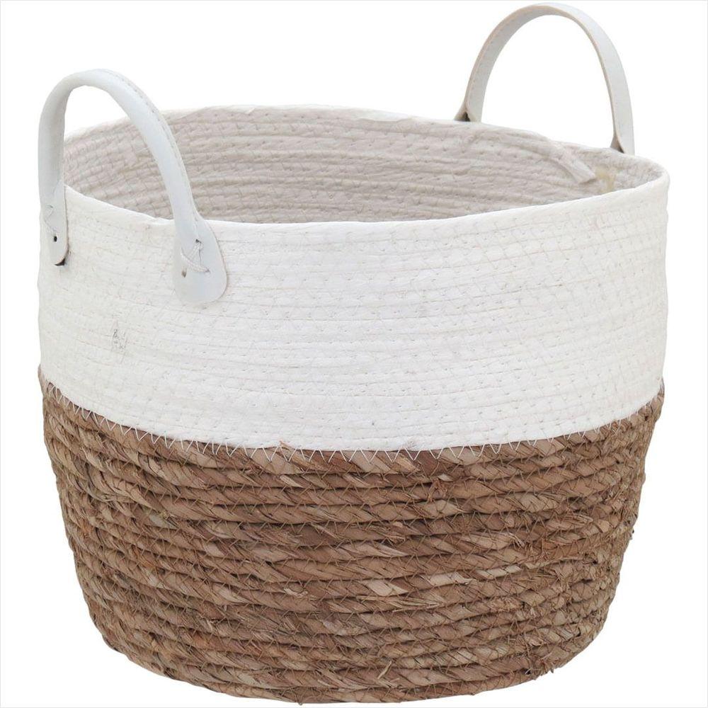 Cesta Fibra Branco 3 Peças Poneso - GS - 3