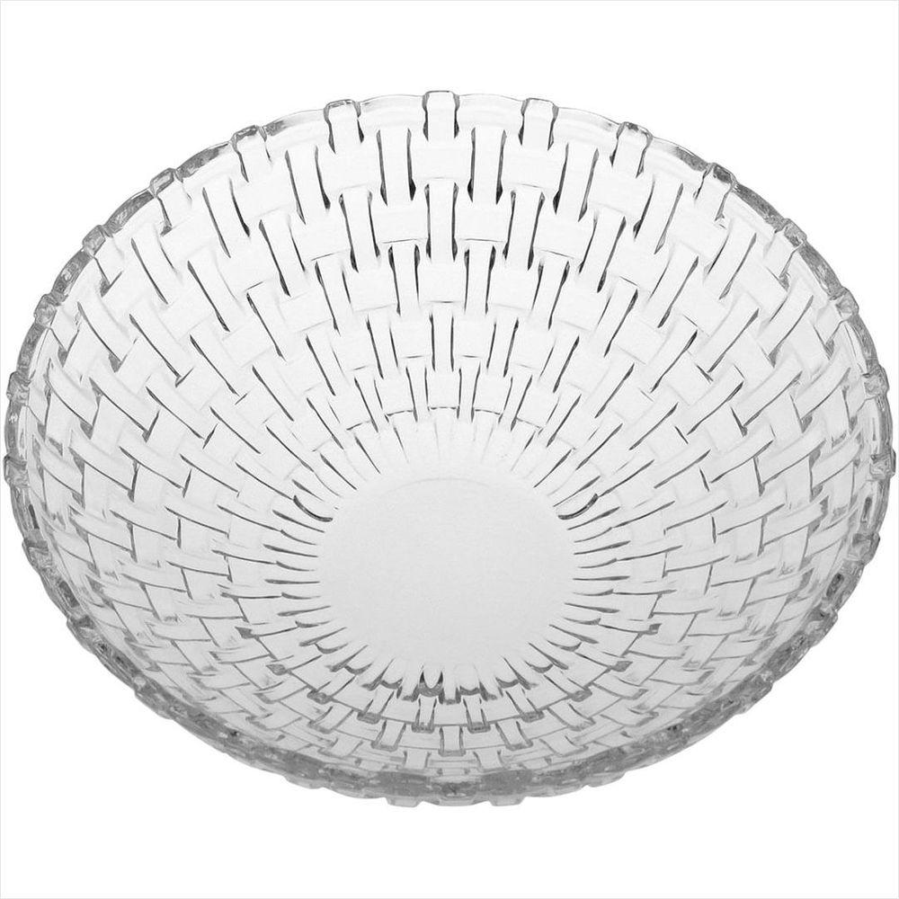 Centro Mesa 7X25X25 cm Cristal Eco Transparente Bellave - GS - 2