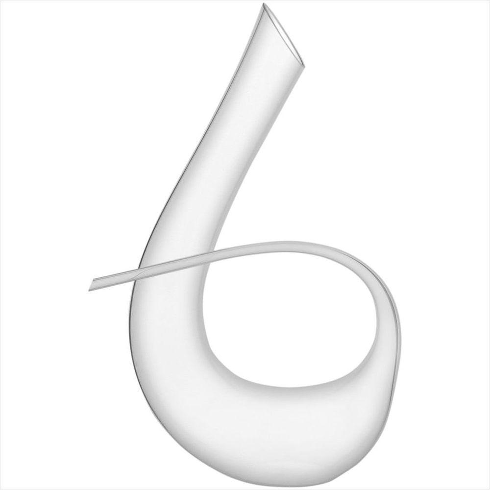 Decanter Vinho 39x9x25 cm 1,2L Vidro Transparente Gáston - GS - 1