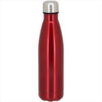 Garrafa Térmica 27x7x7 cm 500ml Inox Vermelho Parede Dupla Mijia - GS - 1