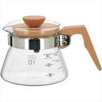 Cafeteira 400ml Borosilicato Tampa Madeira Balzac - GS - 1