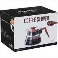Cafeteira 400ml Borosilicato Tampa Madeira Balzac - GS - 2